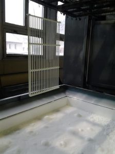 fluidné nanášanie termoplastikých farieb